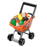 Leksaksbutik med kassaregister, scanner och kundvagn 60 delar