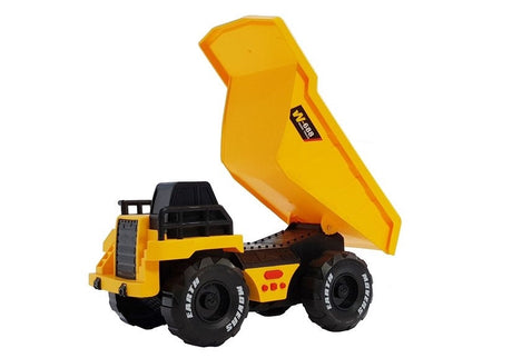 Leksaksdumper 25 cm med friktionsdrift, ljud och ljus, 3+ år