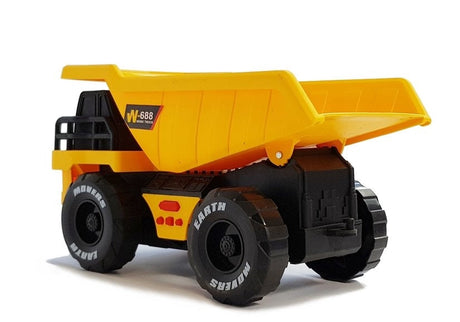 Leksaksdumper 25 cm med friktionsdrift, ljud och ljus, 3+ år