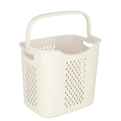 Leksaksförvaring med hjul 2 avtagbara korgar plast 44x77,5x32 cm