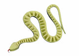 Leksakshandduk i gummi 20 cm svart/vit randig 12-pack CE EN71