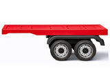 Leksakslastbil med semitrailer röd Mercedes Scania Actros HL358