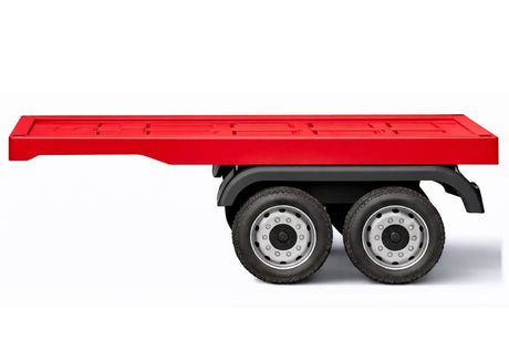 Leksakslastbil med semitrailer röd Mercedes Scania Actros HL358