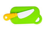Leksaksmat skärset med kniv & skärbräda, 8 delar, 3+ år