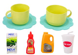 Leksaksmixer set med ljus/ljud, vattenvirvel, frukt & tillbehör