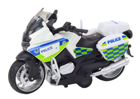 Leksaksmotorcykel med friktionsdrift 16 cm, 6-pack (slumpad design)