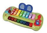 Leksakspiano baby grand med ljus, 8 toner och melodier, 18+ mån