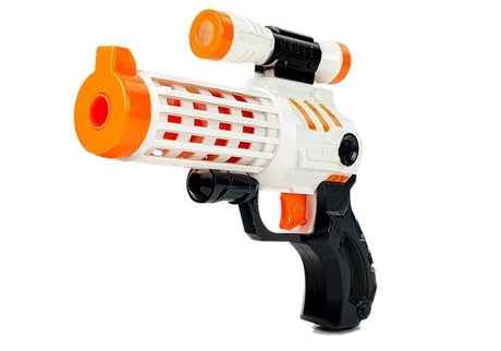 Leksakspistolset 2-pack med skumkulor med sugkoppar, svart/vit
