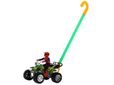 Leksaksquad friktionsdrift med pusher 19 cm grön/gul 3+ år