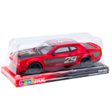 Leksaks sportbil med bakhjulsdrift push-and-go röd 28 cm nr 29