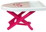 Leksaksstrykset rosa med strykjärn och strykbräda 40 cm, 3+ år