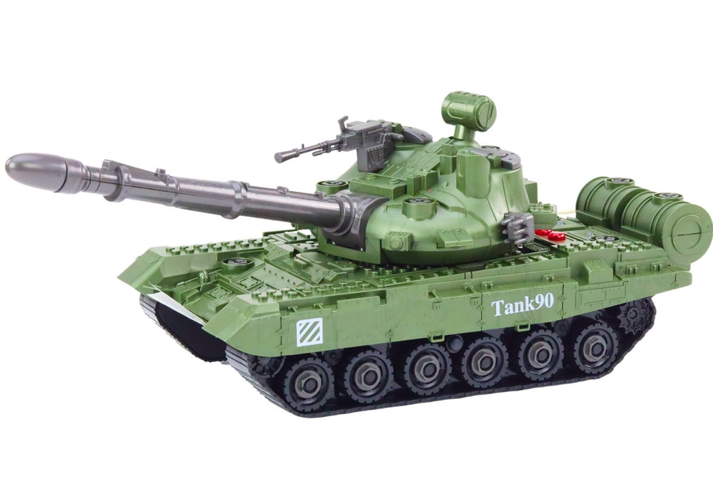 Leksakstank demonterbar 42 cm med ljus/ljud och 2 militärfordon