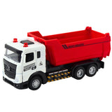 Leksaks tipptruck i metall med rörlig tippkropp, ljus/ljud, 3x AG13