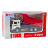 Leksaks tipptruck i metall med rörlig tippkropp, ljus/ljud, 3x AG13