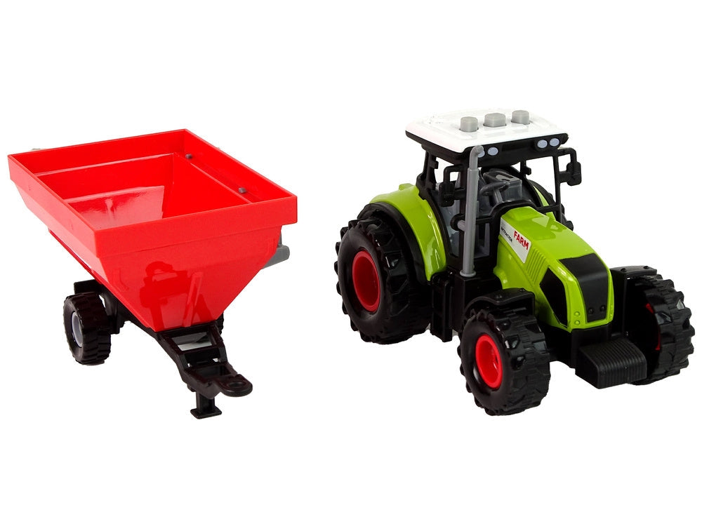 Leksakstraktor med vagn, ljud och ljus, inkl. batterier, 3+ år