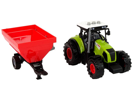 Leksakstraktor med vagn, ljud och ljus, inkl. batterier, 3+ år