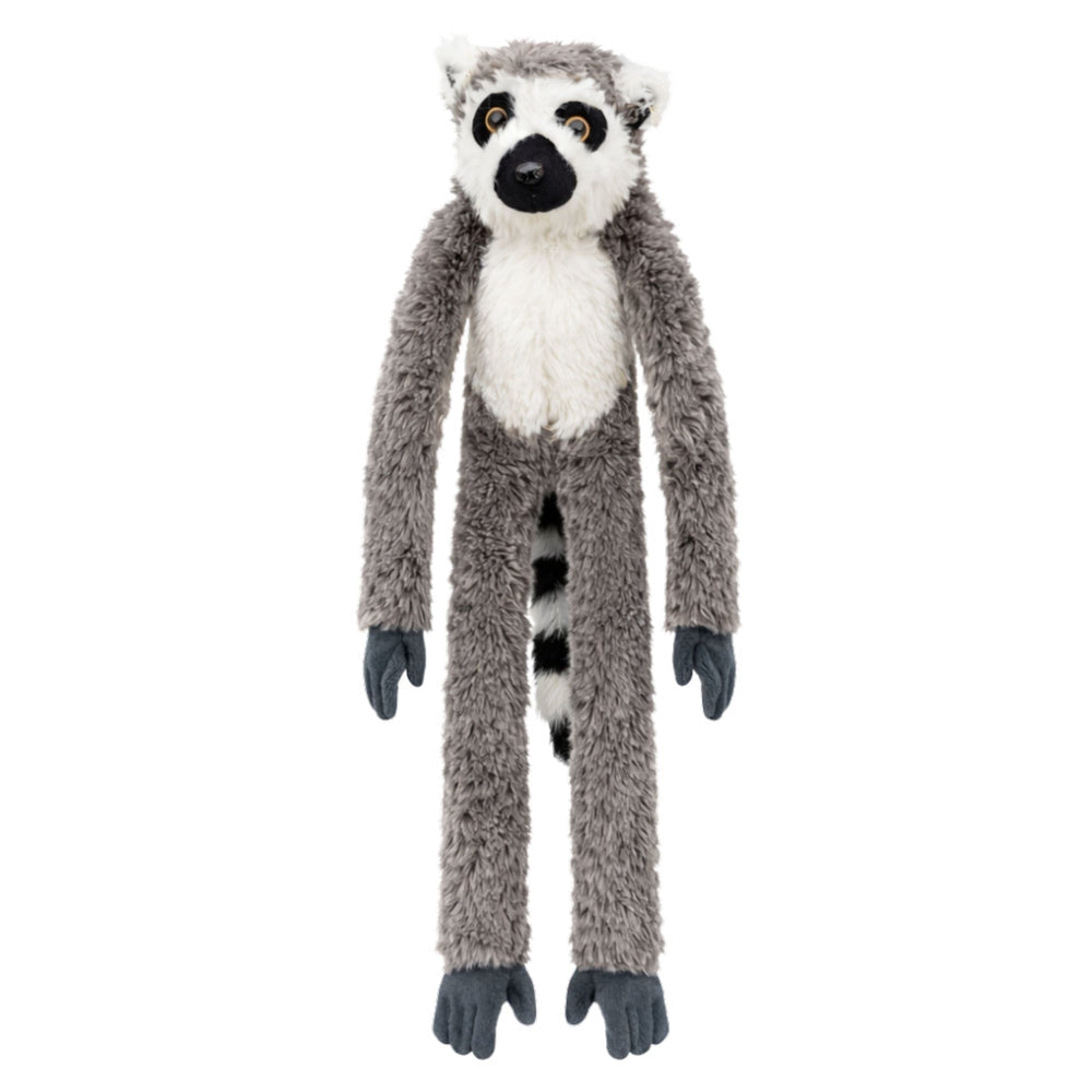 Lemur kramdjur mjuk med vikter och kardborrefästen 35 cm
