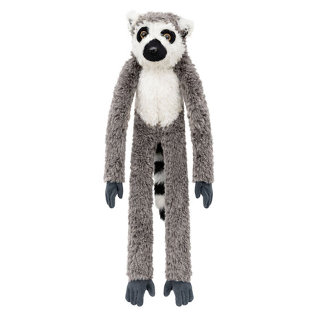Lemur kramdjur mjuk med vikter och kardborrefästen 35 cm
