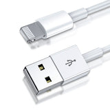 Lightning till USB-kabel 1 m vit 2-pack för iPhone/iPad, laddning & synk