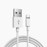 Lightning till USB-kabel 1 m vit 2-pack för iPhone/iPad, laddning & synk
