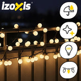 Ljusslinga 30 m 300 LED varmvitt 8 lägen IP44 för inom/utomhus