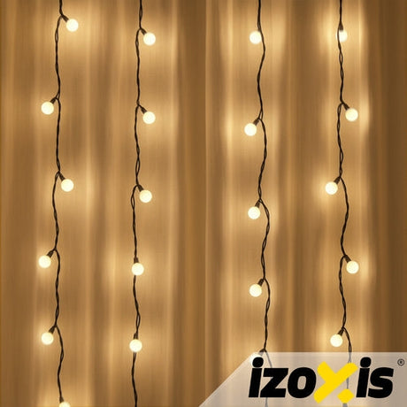 Ljusslinga 30 m 300 LED varmvitt 8 lägen IP44 för inom/utomhus