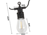 Ljusslinga utomhus 15 LED varmvit 15 m IP44