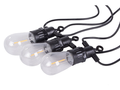 Ljusslinga utomhus 15 LED varmvit 15 m IP44