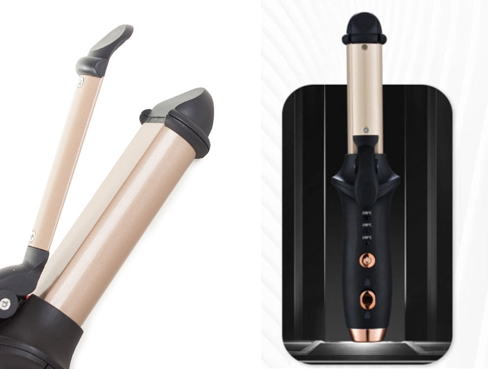 Locktång/plattång 2-i-1 USB-uppladdningsbar 4000 mAh 150–180°C