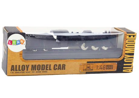 Lokomotivvagn modell i metall 1:48 svart 15 cm
