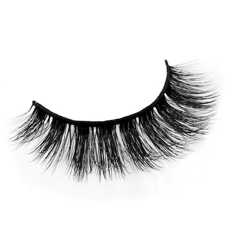 Lösögonfransar 3D faux mink svarta 11 mm 5 par (10 st)