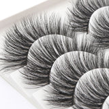 Lösögonfransar faux mink svarta 15 mm 5 par (10 st) utan lim
