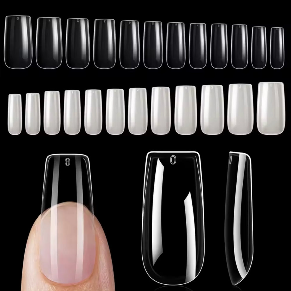 Lösnaglar 500 st – Klara Hela Naglar För Akryl, Gelé och Nail Art
