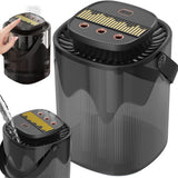 Luftfuktare 3000 ml aromadiffuser USB 3 lägen varmvitt ljus svart