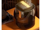 Luftfuktare 3000 ml aromadiffuser USB 3 lägen varmvitt ljus svart