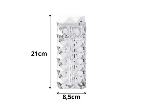 Luftfuktare aromadiffuser 1000 ml RGB vit USB-C