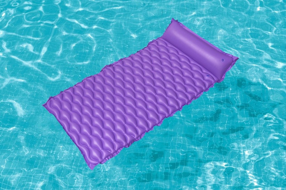 Luftmadrass 213x86 cm med uppblåsbar kudde PVC max 90 kg