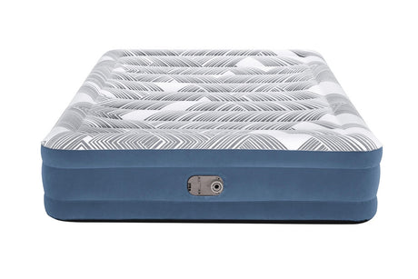 Luftmadrass dubbel 203x152x36 cm med inbyggd elpump 220-240 V