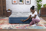 Luftmadrass dubbel 203x152x36 cm med inbyggd elpump 220-240 V