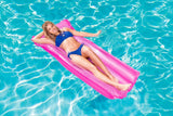 Luftmadrass för pool rosa 183x76 cm med uppblåsbar kudde PVC