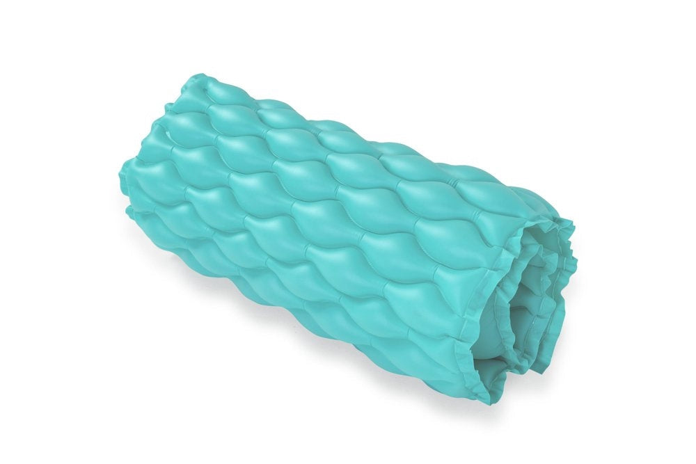 Luftmadrass för pool/vatten med uppblåsbar kudde 213x86 cm PVC