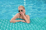 Luftmadrass för pool/vatten med uppblåsbar kudde 213x86 cm PVC