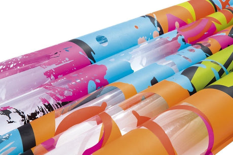 Luftmadrass för vatten 183x69 cm PVC med uppblåsbar kudde 90 kg