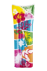 Luftmadrass för vatten 183x69 cm PVC med uppblåsbar kudde 90 kg