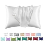 Lyxigt Satinörngott - Set med 2 Kuddfodral, 50 x 66 cm - Sand