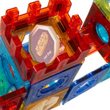 Magnetiska byggblock 3D kulbana 110 delar med LED, 3+ år