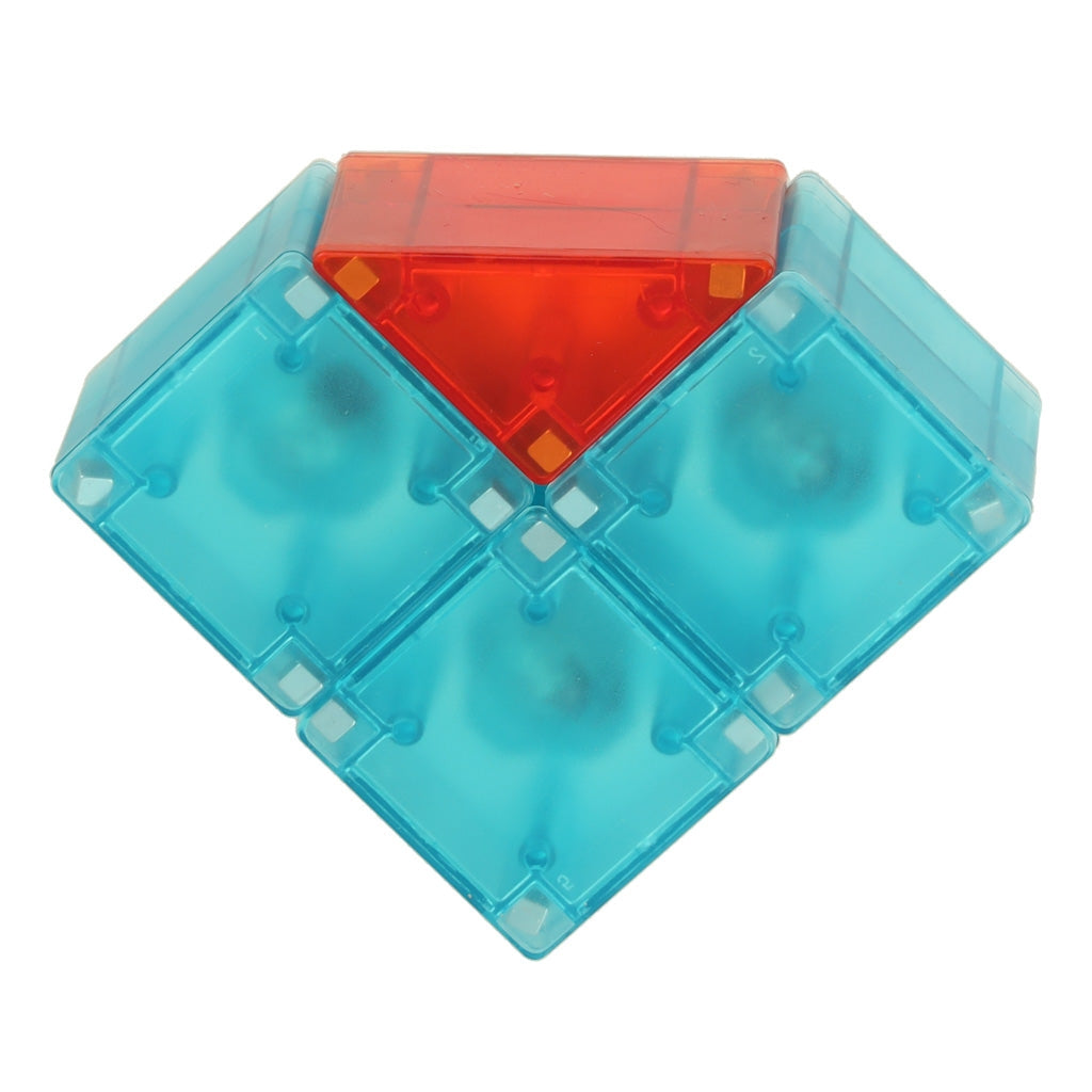 Magnetiska byggblock Magnetic Tiles 32 delar med LED-ljus, 3+ år