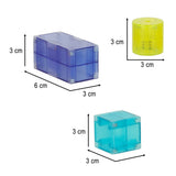 Magnetiska byggblock Magnetic Tiles 32 delar med LED-ljus, 3+ år