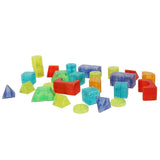 Magnetiska byggblock Magnetic Tiles 32 delar med LED-ljus, 3+ år