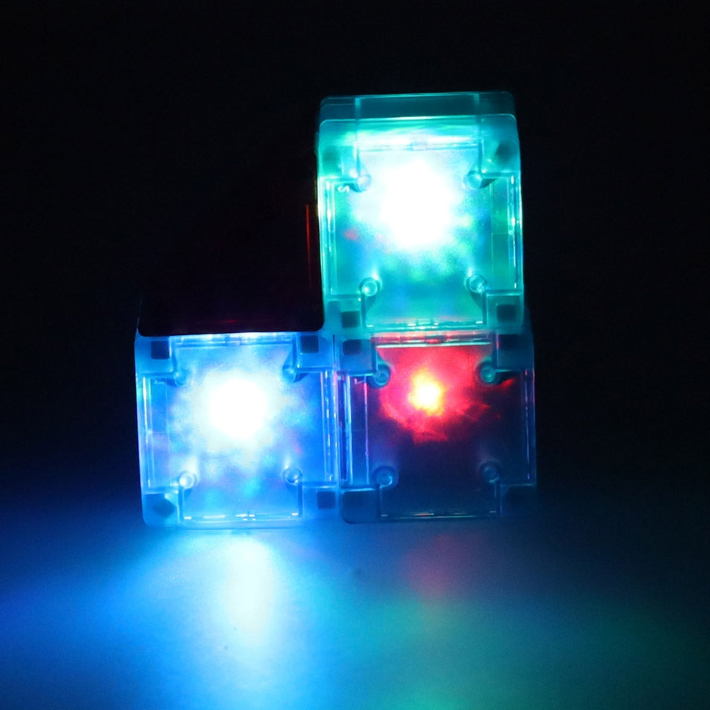 Magnetiska byggblock Magnetic Tiles 32 delar med LED-ljus, 3+ år